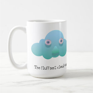 Caneca De Café A nuvem mais flufísta pode trazer um borrão de mag