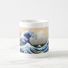 Caneca De Café A onda grande fora de Kanagawa Katsushika Hokusai