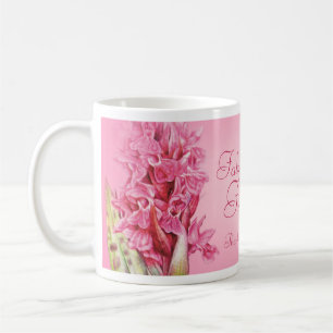 Caneca De Café "A orquídea do rosa do amigo fabuloso" agradece 