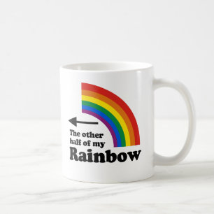 Caneca De Café A outra metade do meu arco-íris (lado direito)