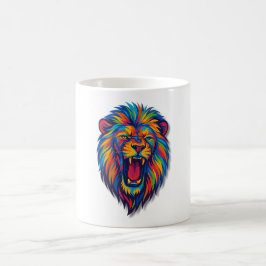 Caneca De Café A PAINTED LION Coffee Mug