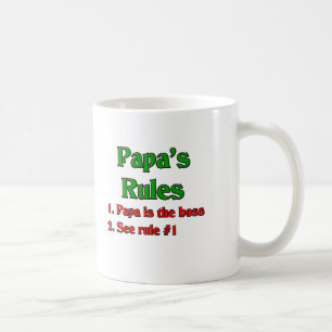 Caneca De Café A papá é o chefe