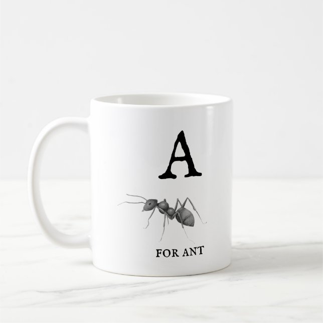 Caneca De Café "A" para Ant  (Esquerda)