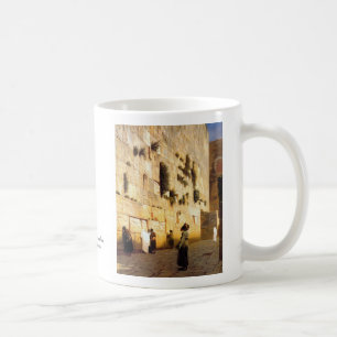 Caneca De Café A parede Jerusalem de Soloman, Jean-Leon Gerome
