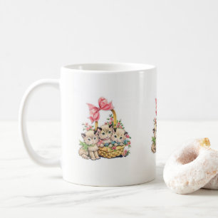 Caneca De Café A páscoa agride o gatinho