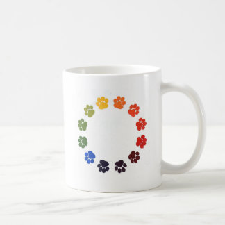 Caneca De Café A pata imprime o círculo