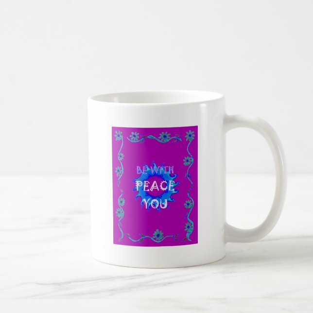 Caneca De Café A paz esteja convosco (Direita)