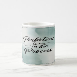 Caneca De Café A Perfeição Está Em Processo