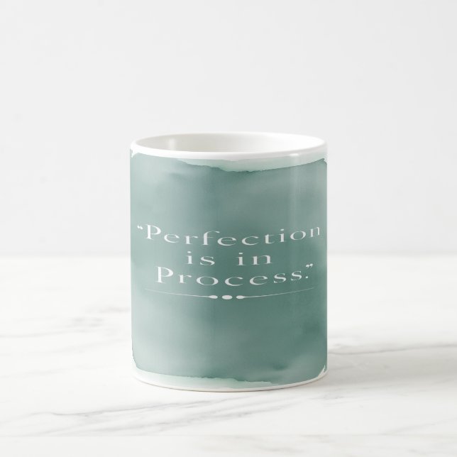 Caneca De Café A Perfeição Está No Processo (Centro)