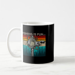 Caneca De Café A Pesca É Divertida Humor Pesca Ao Ar Livre B Troc
