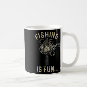 Caneca De Café A Pesca é Divertida Ninho de Pássaro Engraçado 1