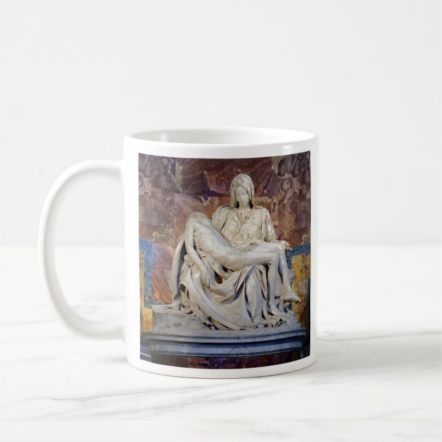 Caneca De Café A Pieta de Michelangelo (Esquerda)