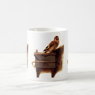 Caneca De Café A pintura do Goldfinch por Carel Fabritius