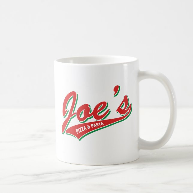 Caneca De Café A pizza & a massa de Joe (Direita)