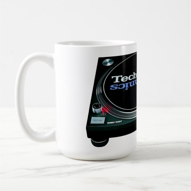 Caneca De Café A plataforma da plataforma giratória das TÉCNICAS (Esquerda)