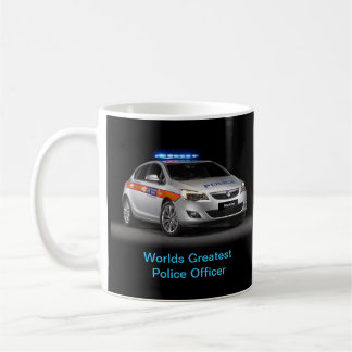 Caneca De Café A polícia agride