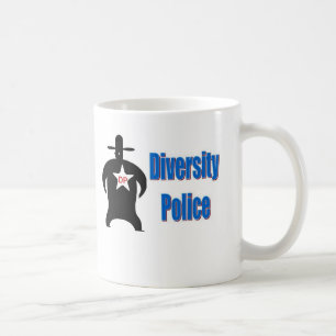 Caneca De Café A polícia da diversidade