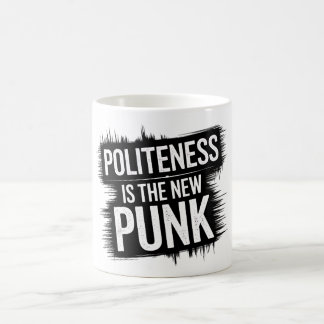 Caneca De Café A Politura É O Novo Punk