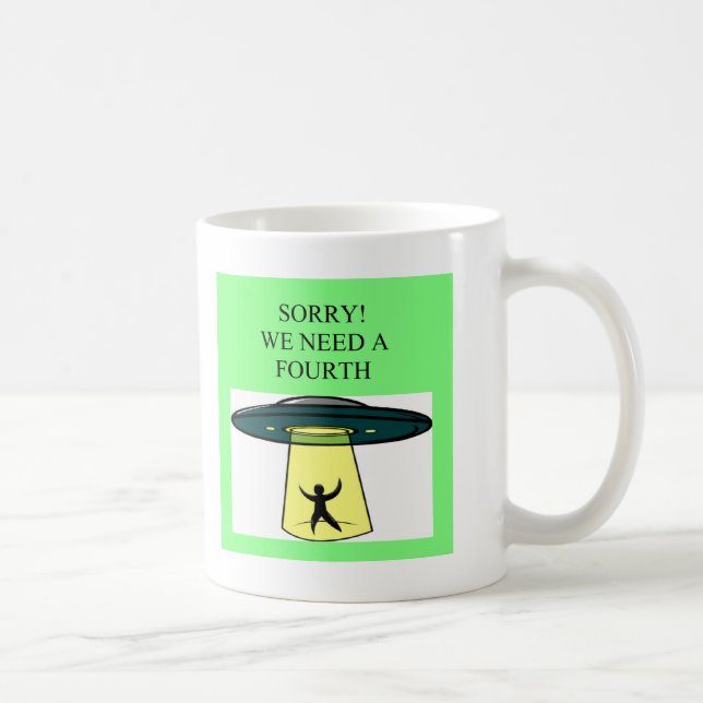 Caneca De Café a ponte aloen a piada da área 51 (Direita)