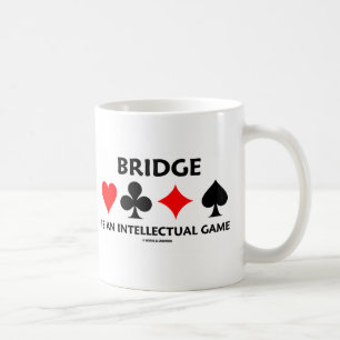 Caneca De Café A ponte é um jogo intelectual (a atitude da ponte