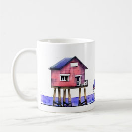 Caneca De Café A praia é o meu lugar feliz