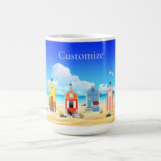 Caneca De Café A praia fina e elegante arranca o trovão (Centro)