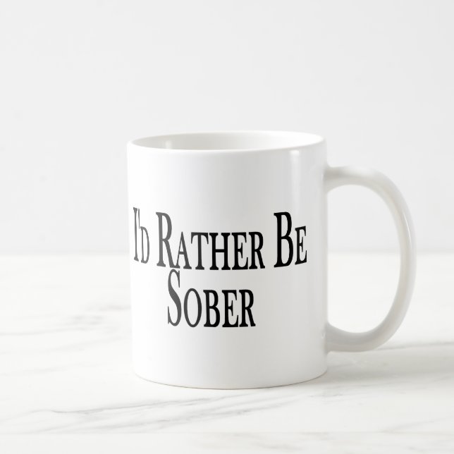 Caneca De Café A preferencialmente seja sóbrio (Direita)