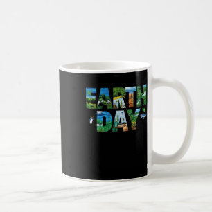 Caneca De Café A Proteção Ambiental Do Dia Da Terra Salva Árvore
