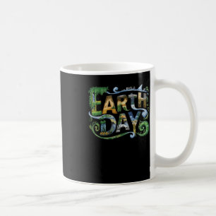 Caneca De Café A Proteção Ambiental Do Dia Da Terra Salva Árvore