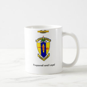 Caneca De Café A quarta cavalaria crest, divisa e CCB