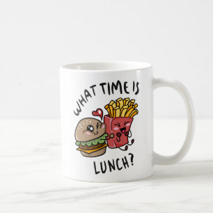 Caneca De Café A que horas é o almoço