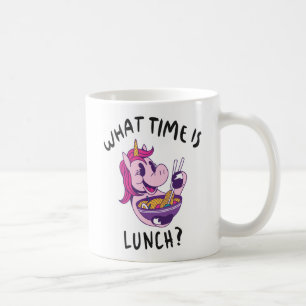Caneca De Café A que horas é o almoço