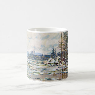 Caneca De Café A Quebra do Gelo por Claude Monet