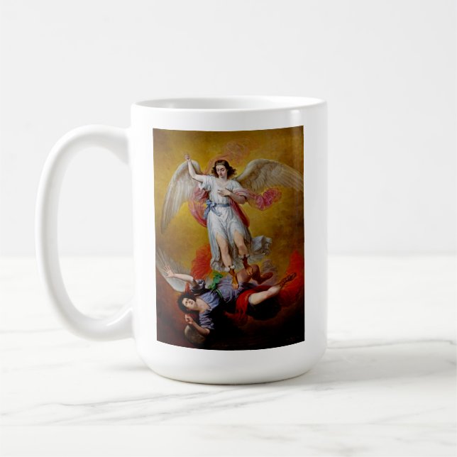 Caneca De Café A queda de Lucifer por Antonio Maria Esquivel (Esquerda)