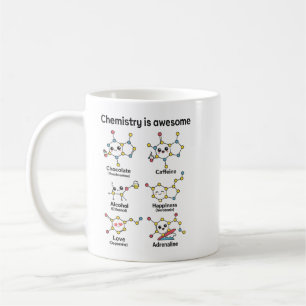 Caneca De Café A Química é Incrível Dia de Química de Ciência D