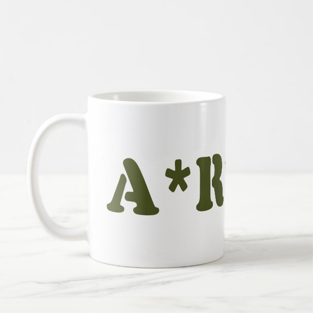 CANECA DE CAFÉ A*R*M*Y (Esquerda)