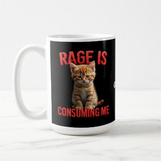 Caneca De Café A Rage está a consumir-me Gato de Gatinho, Felino 