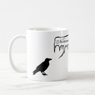 Caneca De Café A Raven Nunca Mais Mug