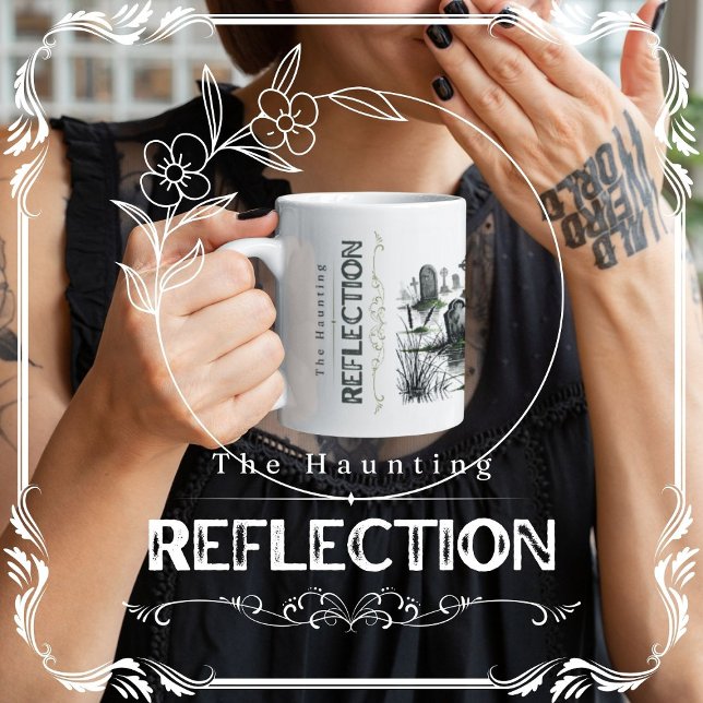 Caneca De Café A Reflexão Assombrante (The Haunting Reflection Cover from The Beekeeper Store)