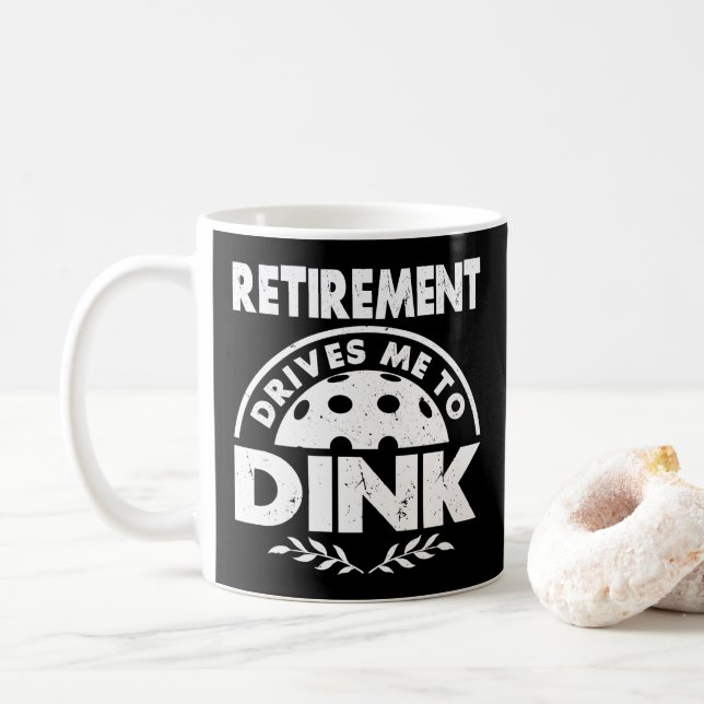 Caneca De Café A Reforma Engraçada Da Pickleball Me Leva A Dink G (Com Donut)