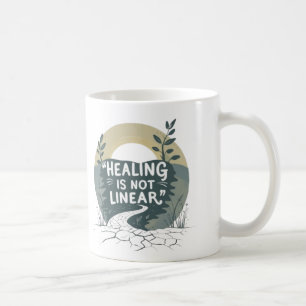 Caneca De Café A Reparação Não É Linear - Mug De Cotação Motivaci