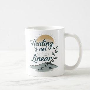 Caneca De Café A Reparação Não É Linear - Mug De Cotação Motivaci