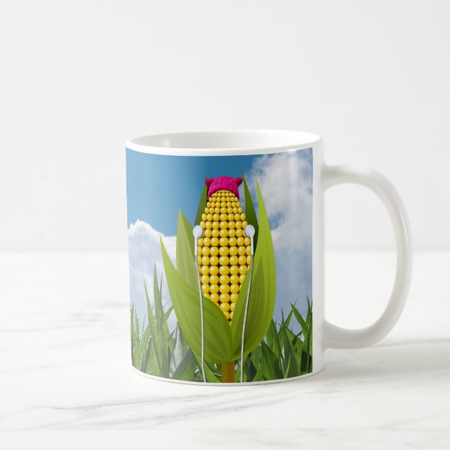 Caneca de café - a resistência do campo de milho (Direita)