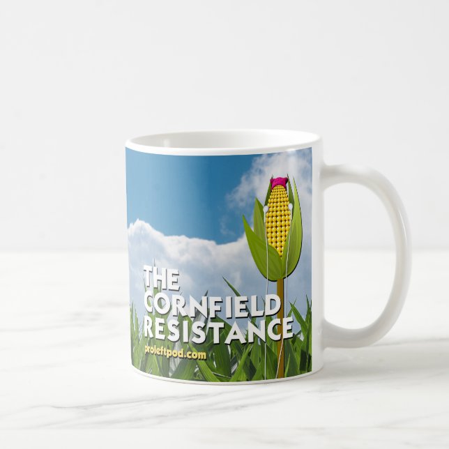 Caneca de café - a resistência do campo de milho (Direita)