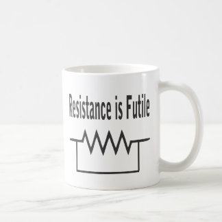 Caneca De Café A resistência é inútil