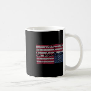 Caneca De Café A Resistência La Flag Americana Resiste De Cabeça 