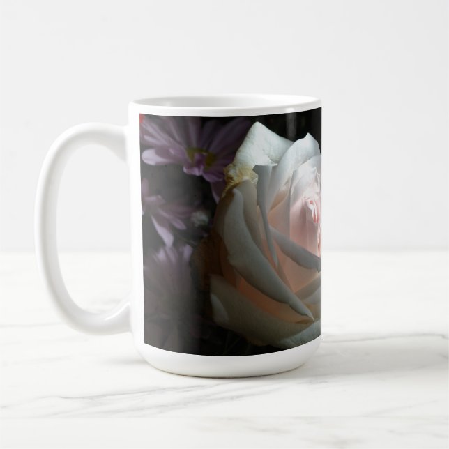 Caneca De Café A Rosa Branca - (Esquerda)