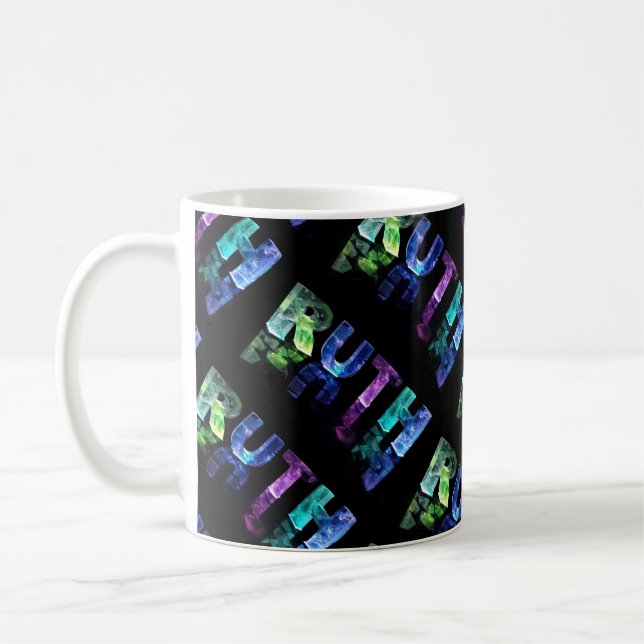 Caneca De Café A Ruth conhecida em 3D ilumina-se (a fotografia) (Esquerda)
