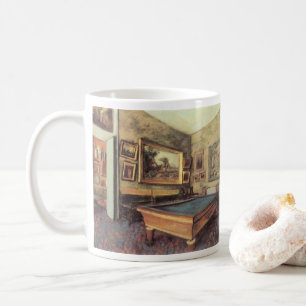 Caneca De Café A Sala de Bilhar em Menil Hubert por Edgar Degas