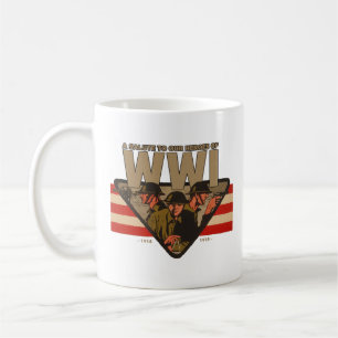 Caneca De Café A Salute To Our Heroes of WWI